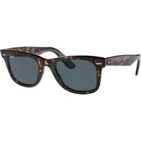 Ray – Ban Unisex Ray – Ban RB2140 WAYFARER 902/R5 Occhiali da sole Acetato Tartaruga Blu Squadrata Normale