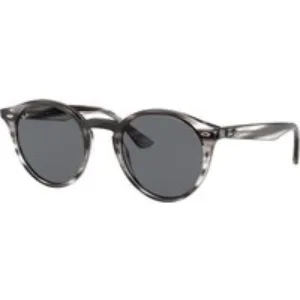 Ray - Ban Unisex Ray - Ban RB2180 643087 Occhiali da sole Acetato Grigio Grigio Rotonda Normale