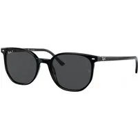 Ray - Ban Unisex Ray - Ban RB2197 ELLIOT 901/48 Occhiali da sole Acetato Nero Nero Squadrata Polarizzata