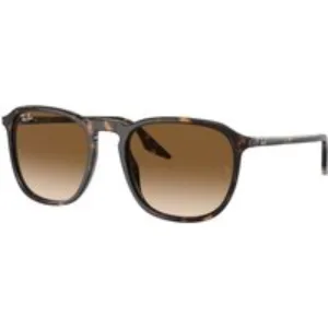 Ray - Ban Unisex Ray - Ban RB2203 902/51 Occhiali da sole Acetato Tartaruga Marrone Squadrata Normale Sfumato