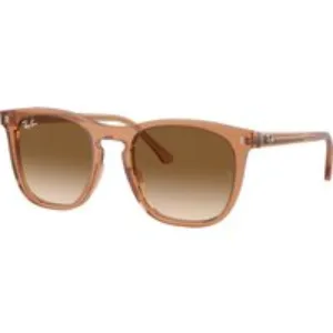 Ray - Ban Unisex Ray - Ban RB2210 676451 Occhiali da sole Acetato Marrone Marrone Squadrata Normale Sfumato