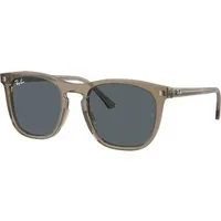 Ray – Ban Unisex Ray – Ban RB2210 6765R5 Occhiali da sole Acetato Marrone Blu Squadrata Normale Antiriflesso