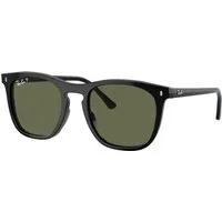 Ray – Ban Unisex Ray – Ban RB2210 901/58 Occhiali da sole Acetato Nero Verde Squadrata Polarizzata