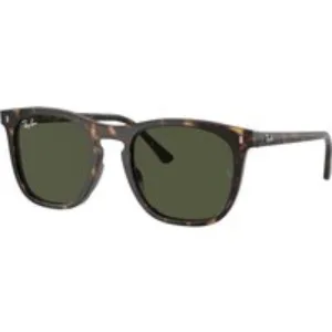Ray - Ban Unisex Ray - Ban RB2210 902/31 Occhiali da sole Acetato Tartaruga Verde Squadrata Normale