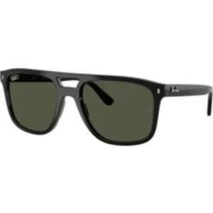 Ray - Ban Unisex Ray - Ban RB2213 901/31 Occhiali da sole Acetato Nero Verde G15 Squadrata Normale