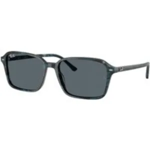 Ray - Ban Unisex Ray - Ban RB2231 RAIMOND 1417R5 Occhiali da sole Acetato Blu Blu Squadrata Normale