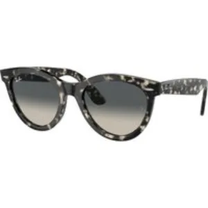 Ray - Ban Unisex Ray - Ban RB2241 WAYFARER WAY 133371 Occhiali da sole Acetato Tartaruga Grigio Rotonda Normale Sfumato
