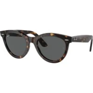 Ray - Ban Unisex Ray - Ban RB2241 WAYFARER WAY 902/B1 Occhiali da sole Acetato Tartaruga Grigio Rotonda Normale