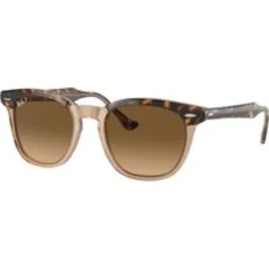 Ray - Ban Unisex Ray - Ban RB2298 HAWKEYE 1292M2 Occhiali da sole Acetato Oro Marrone Squadrata Polarizzata Sfumato