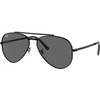 Ray – Ban Unisex Ray – Ban RB3625 NEW AVIATOR 002/B1 Occhiali da sole Metallo Nero Grigio Pilot Normale