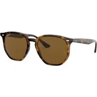 Ray – Ban Unisex Ray – Ban RB4306 710/83 Occhiali da sole Iniettato Tartaruga  Geometrica Polarizzata