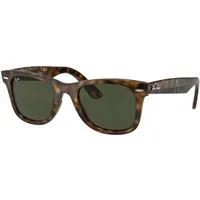 Ray - Ban Unisex Ray - Ban RB4340 WAYFARER EASE 710 Occhiali da sole Iniettato Tartaruga G15 Squadrata Normale