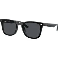 Ray - Ban Unisex Ray - Ban RB4420 601/87 Occhiali da sole Iniettato Nero Grigio Squadrata Normale