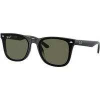 Ray – Ban Unisex Ray – Ban RB4420 601/9A Occhiali da sole Iniettato Nero Verde Squadrata Polarizzata Antiriflesso