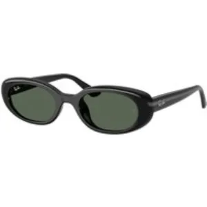 Ray - Ban Unisex Ray - Ban RB4441D 667771 Occhiali da sole Iniettato Nero Verde Pillow Normale