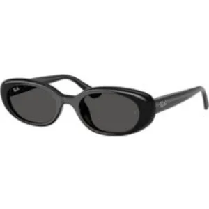 Ray - Ban Unisex Ray - Ban RB4441D 667787 Occhiali da sole Iniettato Nero Grigio Pillow Normale
