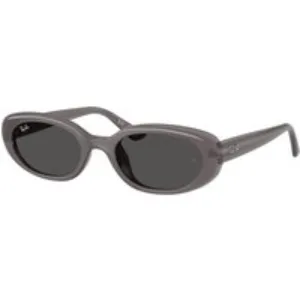 Ray - Ban Unisex Ray - Ban RB4441D 677787 Occhiali da sole Iniettato Grigio Grigio Pillow Normale