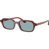 Ray – Ban Unisex Ray – Ban RB4455 ZURI 680980 Occhiali da sole Iniettato Marrone Blu Pillow Normale