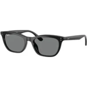Ray - Ban Unisex Ray - Ban RB4474D 901/87 Occhiali da sole Acetato Nero Grigio Geometrica Normale