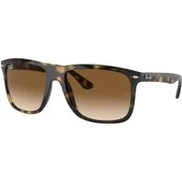 Ray – Ban Unisex Ray – Ban RB4547 BOYFRIEND TWO 710/51 Occhiali da sole Iniettato Tartaruga Marrone Squadrata Normale Sfumato