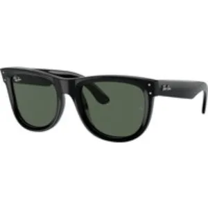 Ray - Ban Unisex Ray - Ban RBR0502S WAYFARER REVERSE 6677VR Occhiali da sole Acetato Nero Verde Squadrata Normale