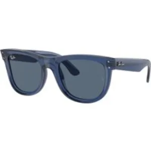 Ray - Ban Unisex Ray - Ban RBR0502S WAYFARER REVERSE 67083A Occhiali da sole Acetato Blu Blu Squadrata Normale