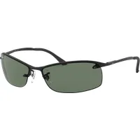 Ray - Ban Uomo Ray - Ban RB3183 RB3183 006/71 Occhiali da sole Metallo Nero Verde Squadrata Normale