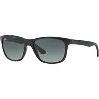 Ray - Ban Uomo Ray - Ban RB4181 RB4181 601/71 Occhiali da sole Iniettato Nero Grigio Squadrata Normale Sfumato