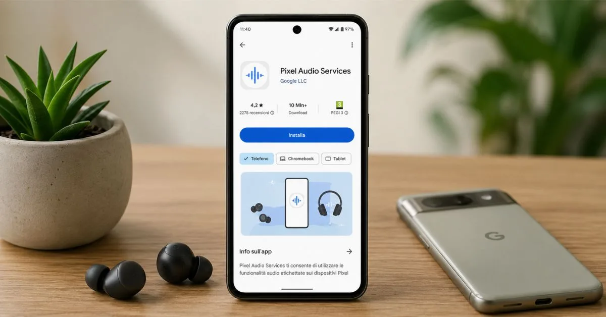 Google porta Pixel Audio Services sul Play Store