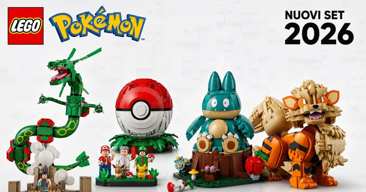 LEGO e Pokémon tornano insieme nel 2026