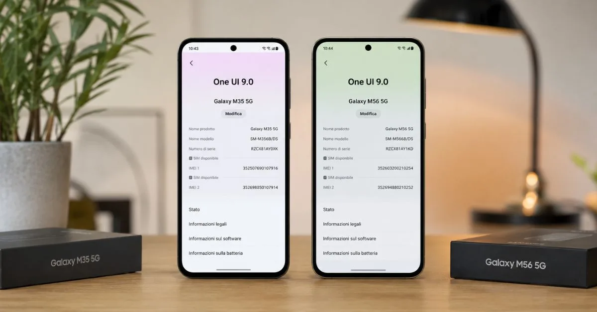 Samsung avvia i test di One UI 9 anche su Galaxy M35 e M56
