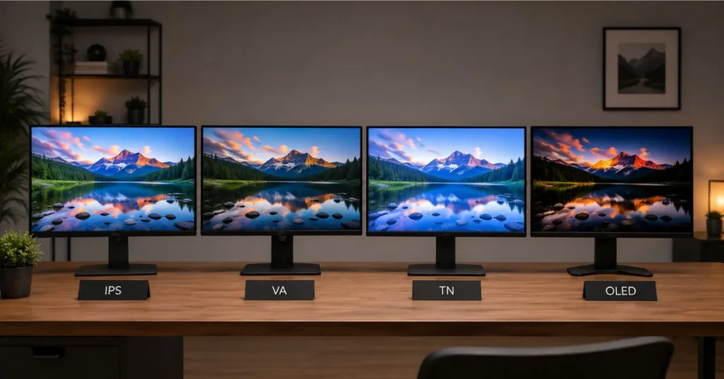 Tipi di pannello IPS, VA, TN e OLED a confronto