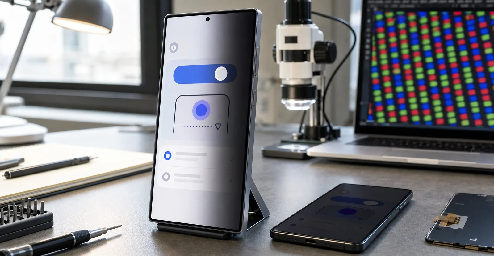 Immagine editoriale che rappresenta: Galaxy S26 Ultra, il Privacy Display al microscopio: più privacy con un prezzo visivo