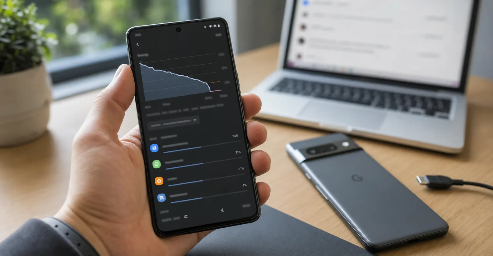 Immagine editoriale che rappresenta: Il battery drain dei Pixel resta un caso: Google parla di fix, gli utenti non sono convinti