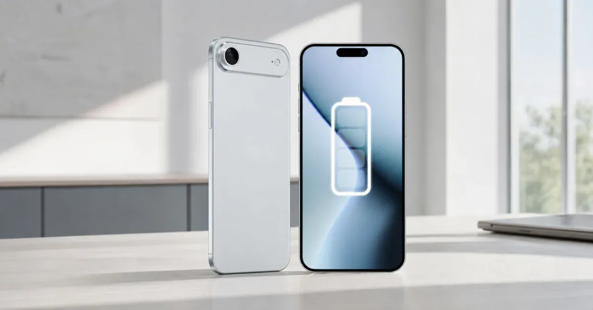 Immagine editoriale che rappresenta: iPhone Air 2 punta a risolvere batteria e fotocamera del primo modello