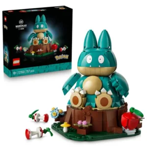 LEGO Pokémon Munchlax - Action Figure da Costruire per Adulti - Kit di Modellismo con Arti e Testa Snodabili - Decorazione Stanza da Gaming Fai da Te - Idea Regalo per Gamer da Collezione - 72150