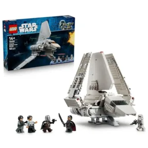 LEGO Star Wars 75459 Shuttle Imperiale Classe Lambda - Kit di Modellismo con 5 Minifigure tra cui Moff Gideon con la Spada Oscura - Regalo per Bambini da 14 Anni in su e Adulti Fan di The Mandalorian