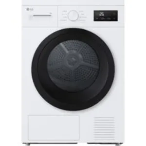 LG RNA1008NWK Asciugatrice 8kg Pompa di calore, Classe D, 8 programmi, Sensore asciugatura