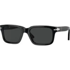 Persol Unisex Persol PO3272S 95/48 Occhiali da sole Acetato Nero Grigio Squadrata Polarizzata