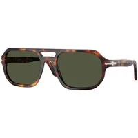 Persol Unisex Persol PO3393S GUIDO 24/31 Occhiali da sole Acetato Tartaruga Verde Pillow Normale