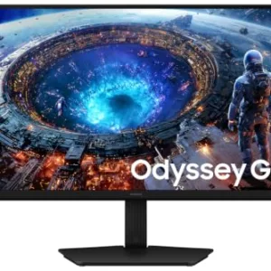 Samsung Gaming Monitor Odyssey G8 (S27HG806EF), Flat, 27'', 5120 x 2880 (5K), HDR10, Max 180 Hz, 1 (GTG), HDMI, Display Port, HAS, Tilt, Swivel, Pivot