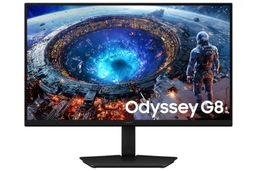 Samsung Monitor Gaming Odyssey G8 – G80HF da 27″ QHD 5K Flat, Black LS27HG806EFXEN