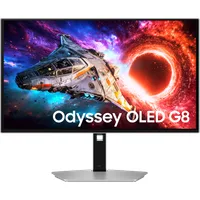 Samsung Monitor Gaming Odyssey OLED G8 – G80SH da 27″ UHD Flat Silver LS27HG800SUXEN