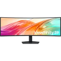 Samsung Monitor HRM ViewFinity Serie S9 – S95UF da 49″ DQHD Curvo, Black LS49F950UAUXEN