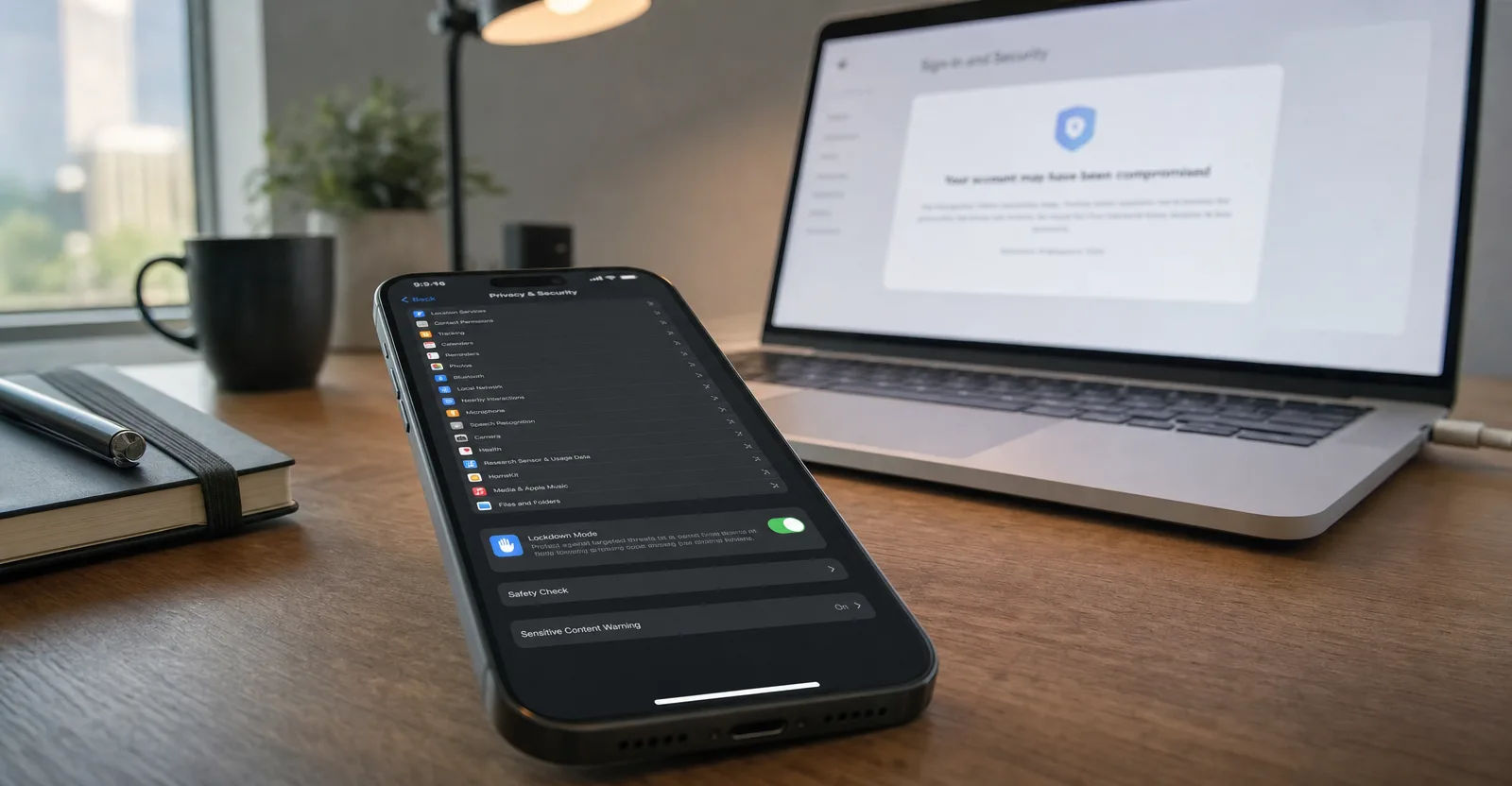 Immagine editoriale che rappresenta: Apple rilancia gli alert anti-spyware: utenti avvisati in 110 paesi e misure da attivare