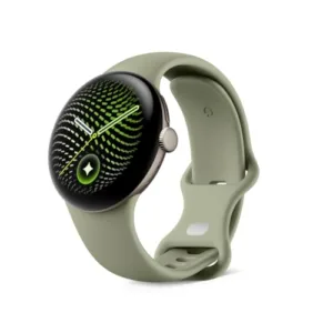 Google Pixel Watch 5 (41mm) Smartwatch Pirite/Cinturino Verde Oliva, LTE