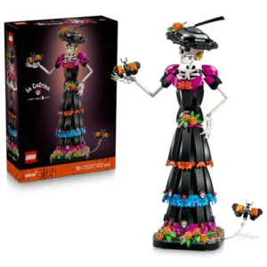 LEGO Ideas La Catrina - Kit di Modellismo per Adulti con Action Figura di Scheletro, Fiori Finti e Farfalle Monarca - Decorazione per la Casa per il Día de los Muertos - Idea Regalo Fai da Te - 21372