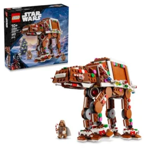LEGO Star Wars 40806 Walker AT-AT Pan di Zenzero - Giochi di Natale Fai da Te con Minifigure Darth Vader con Spada Laser - Decorazioni Natalizie - Regalo per Bambini da 10 Anni in su e per i Fan