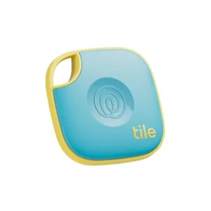 Life360 Tile - Localizzatore, cerca oggetti e tracker Bluetooth per chiavi, borse e altro. Trova telefono. Compatibile con iOS e Android. Pacchetto da 1 (Aqua Lemon)