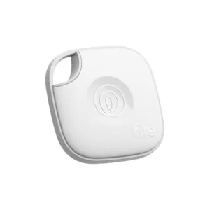 Life360 Tile - Localizzatore, cerca oggetti e tracker Bluetooth per chiavi, borse e altro. Trova telefono. Compatibile con iOS e Android. Pacchetto da 1 (Bianco)
